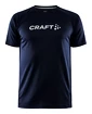 T-shirt pour homme Craft Core Unify Logo Blue Navy