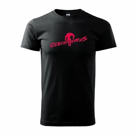 T-shirt pour homme Czech Virus Triko Basic Pánské černé