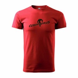 T-shirt pour homme Czech Virus Triko Basic Pánské červené