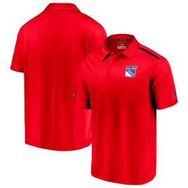 T-shirt pour homme Fanatics Rinkside Synthetic Polo NHL New York Rangers