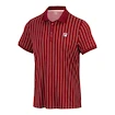 T-shirt pour homme Fila  Polo Stripes Björn Cabernet/White Alyssum L