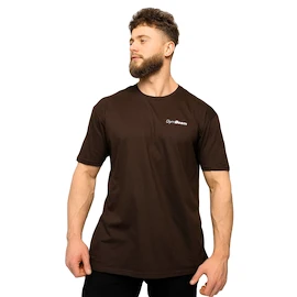 T-shirt pour homme GymBeam Basic Chocolate Brown