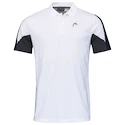 T-shirt pour homme Head  Club 22 Tech Polo Shirt Men White/Dark Blue S