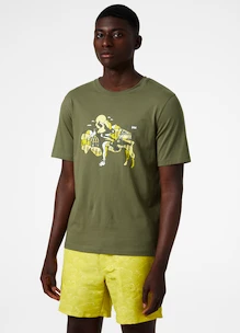 T-shirt pour homme Helly Hansen  F2F Organic Cotton T-Shirt Lav Green