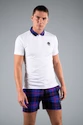 T-shirt pour homme Hydrogen  Tartan Zipped Tech Polo White (Purple/Black) L