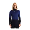 T-shirt pour homme Icebreaker Merino 200 Oasis Sonebula LS High Neck Mid Navy/Royal Navy/Snow/Cb