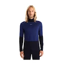 T-shirt pour homme Icebreaker Merino 200 Oasis Sonebula LS High Neck Mid Navy/Royal Navy/Snow/Cb