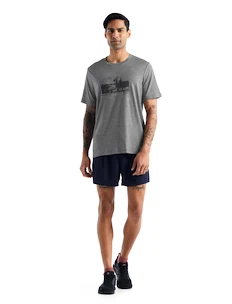 T-shirt pour homme Icebreaker  Tech Lite II SS Tee Natural Run Club Metro XL