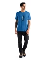 T-shirt pour homme Icebreaker  Tech Lite II SS Tee Waschbar Wandering Azul