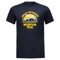 T-shirt pour homme Jack Wolfskin  JW Mountain Trail T Night Blue