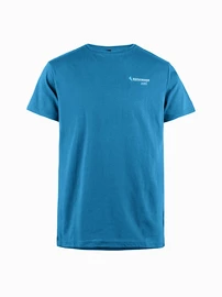 T-shirt pour homme Klättermusen Association SS Tee Blue Sapphire