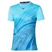 T-shirt pour homme Mizuno  Charge Shadow Graphic Tee Blue Glow  XL