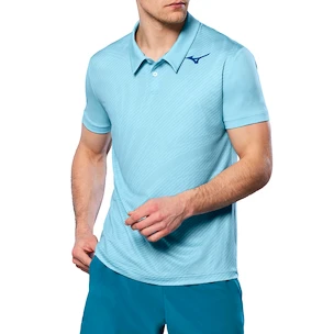 T-shirt pour homme Mizuno  Charge Shadow Polo Blue Glow