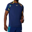 T-shirt pour homme Mizuno  Frontier Shadow Tee M Bellwether Blue