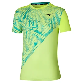 T-shirt pour homme Mizuno Mugen Shadow Graphic Tee Neo Lime