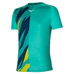 T-shirt pour homme Mizuno  Shadow Graphic Tee Turquoise M