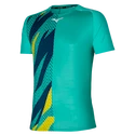 T-shirt pour homme Mizuno  Shadow Graphic Tee Turquoise M