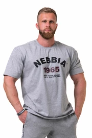 T-shirt pour homme Nebbia 1965 Golden Era T-shirt 192 light grey