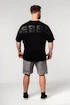 T-shirt pour homme Nebbia  Oversized Heavyweight Cotton T-shirt NO SHORTCUTS Black