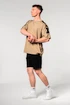 T-shirt pour homme Nebbia  Oversized T-shirt LIFTING CLUB Light Brown