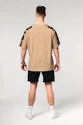 T-shirt pour homme Nebbia  Oversized T-shirt LIFTING CLUB Light Brown