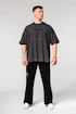 T-shirt pour homme Nebbia  Washed-off Oversized Heavyweight Cotton T-shirt NO SHORTCUTS Black