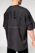 T-shirt pour homme Nebbia  Washed-off Oversized Heavyweight Cotton T-shirt NO SHORTCUTS Black