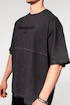 T-shirt pour homme Nebbia  Washed-off Oversized Heavyweight Cotton T-shirt NO SHORTCUTS Black