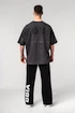 T-shirt pour homme Nebbia  Washed-off Oversized Heavyweight Cotton T-shirt NO SHORTCUTS Black