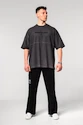 T-shirt pour homme Nebbia  Washed-off Oversized Heavyweight Cotton T-shirt NO SHORTCUTS Black