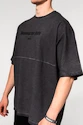 T-shirt pour homme Nebbia  Washed-off Oversized Heavyweight Cotton T-shirt NO SHORTCUTS Black