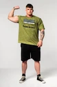 T-shirt pour homme Nebbia  Washed-off Oversized T-shirt HERITAGE Green