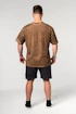 T-shirt pour homme Nebbia  Washed-off Oversized T-shirt HERITAGE Light Brown