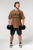 T-shirt pour homme Nebbia  Washed-off Oversized T-shirt HERITAGE Light Brown