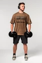 T-shirt pour homme Nebbia  Washed-off Oversized T-shirt HERITAGE Light Brown