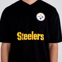 T-shirt pour homme New Era  Wordmark Oversized NFL Pittsburgh Steelers