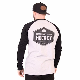 T-shirt pour homme Roster Hockey  SORRY RAGLAN GreyBlack