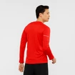 T-shirt pour homme Salomon  Agile LS Tee red