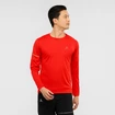 T-shirt pour homme Salomon  Agile LS Tee red