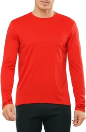 T-shirt pour homme Salomon  Agile LS Tee red