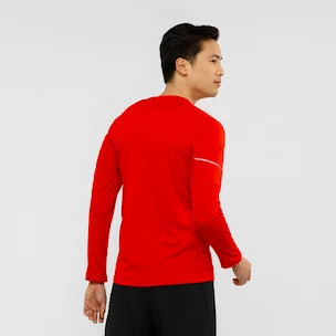 T-shirt pour homme Salomon  Agile LS Tee red S