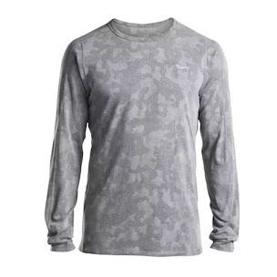 T-shirt pour homme Saucony  Negative-Splt Jacquard LS grey