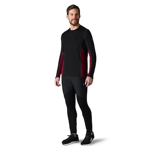 T-shirt pour homme Smartwool  Merino Sport 150 Long Sleeve Crew Red/Black