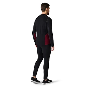 T-shirt pour homme Smartwool  Merino Sport 150 Long Sleeve Crew Red/Black