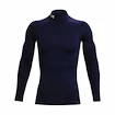 T-shirt pour homme Under Armour  ColdGear Armour Comp Mock Midnight Navy