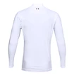 T-shirt pour homme Under Armour  ColdGear Armour Comp Mock White