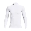 T-shirt pour homme Under Armour  ColdGear Armour Comp Mock White XXL