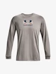 T-shirt pour homme Under Armour  GRID GEOMETRIC LOGO LS-GRY