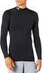 T-shirt pour homme Under Armour  HeatGear Armour Comp Mock LS Black