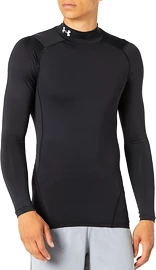 T-shirt pour homme Under Armour HeatGear Armour Comp Mock LS Black